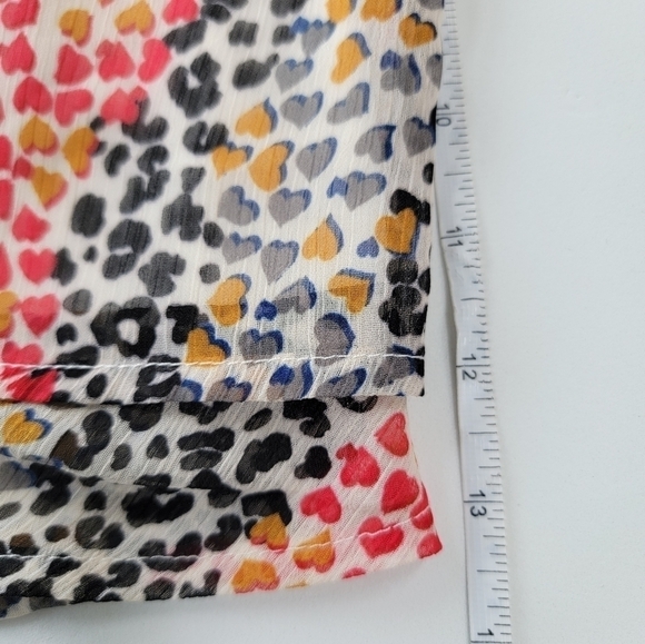 Mimi Chica Cheetah Tiered Mini Skirt Size Small - Picture 7 of 7